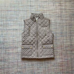 10/12 girls beige with gold details vest